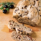 Whole Wheat Bread with Olives & Sun-Dried Tomatoes