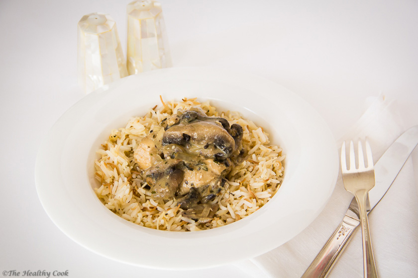 Dijon Chicken with Mushrooms & Tarragon – Κοτόπουλο με Σάλτσα Μουστάρδας, Μανιτάρια & Εστραγκόν
