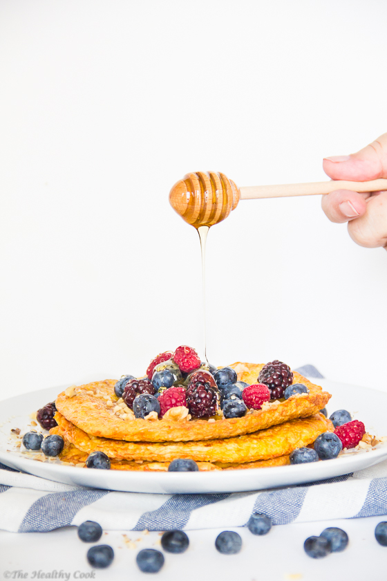 Protein-Pancake-with-Turmeric – Πρωτεϊνική-Τηγανίτα-με-Κουρκουμά