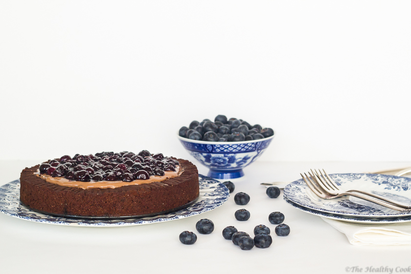 Chocolate-Blueberry-Pie – Τάρτα-με-Σοκολάτα-και-Μύρτιλλα