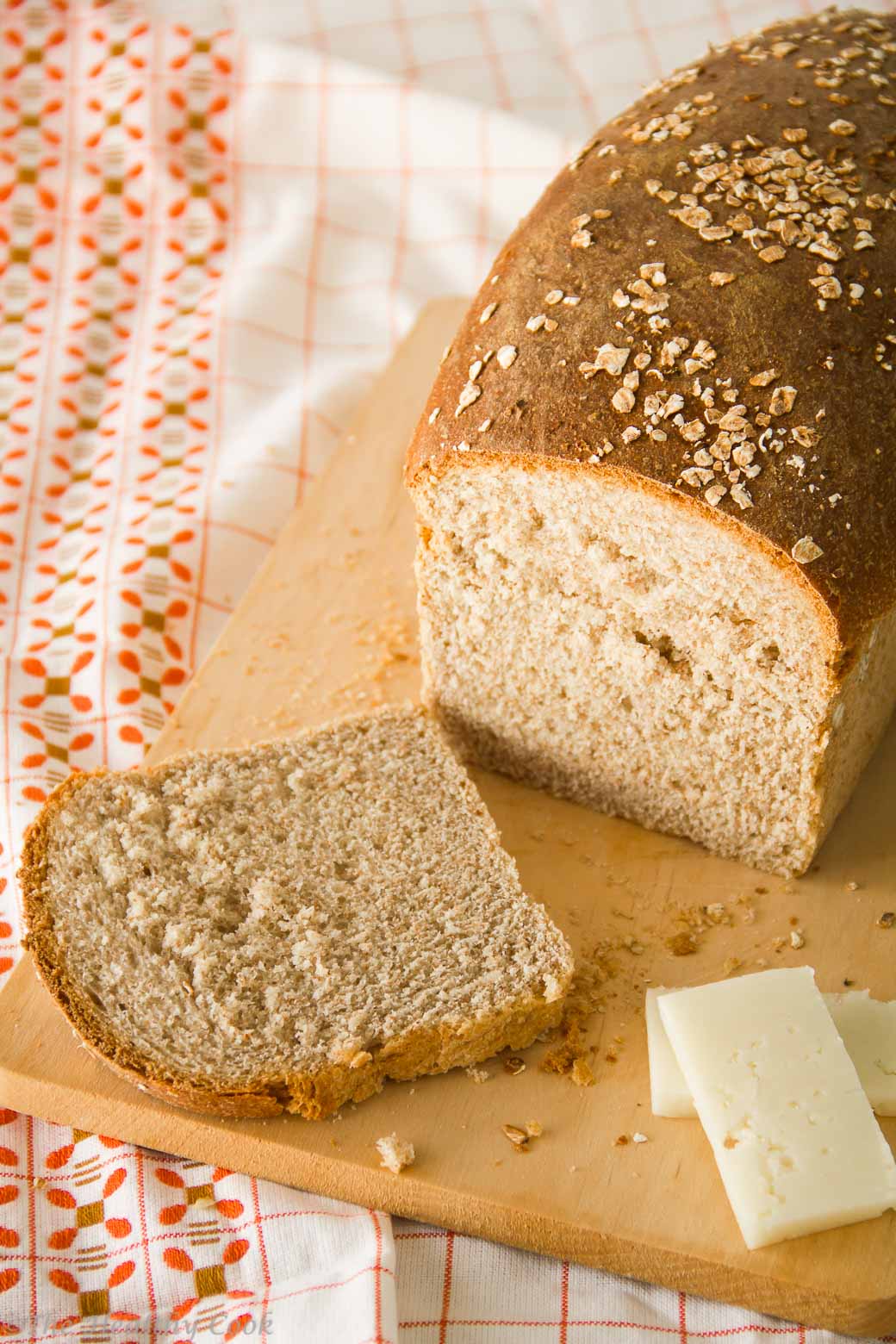 Σπιτικό Ψωμί Ολικής για Τοστ – Homemade Sandwich Bread with Spelt FLour