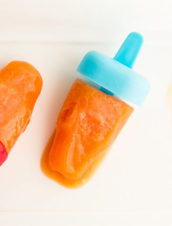 Ginger and Peach Popsicles – Παγωτό Ροδάκινο με Τζίντζερ