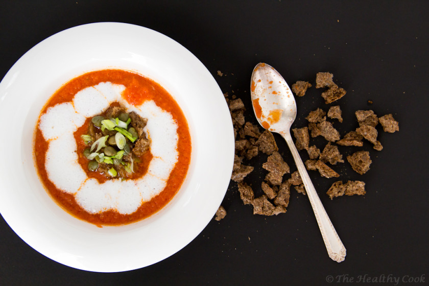 Spicy Tomato Soup with Buttermilk – Πικάντικη Τοματόσουπα με Ξυνόγαλα