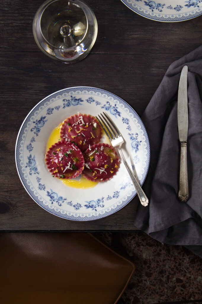 Homemade Beetroot Ravioli - The Healthy Cook