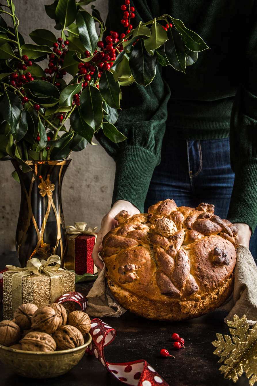 Christopsomo, Greek Christmas Bread - The Healthy Cook