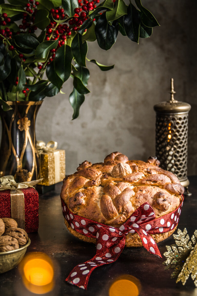 Christopsomo, Greek Christmas Bread - The Healthy Cook